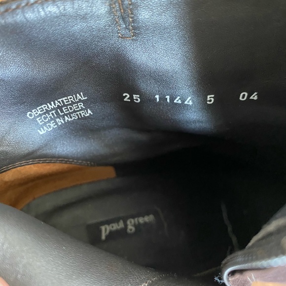 Paul Green Brown Suede Boots - Picture 6 of 9